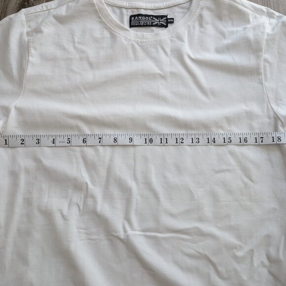 Kangol White T-Shirt Men’s Medium M – Classic Crew Neck – Cotton Blend - Picture 5 of 7